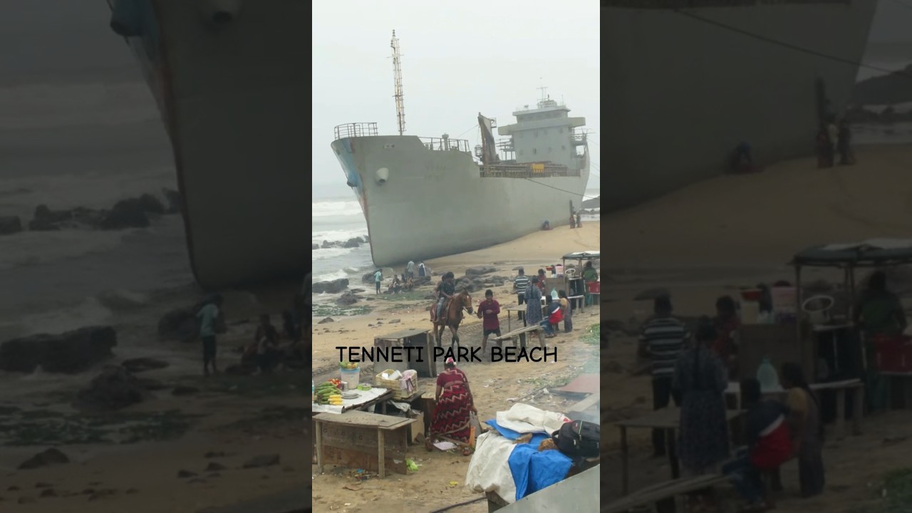 Tenneti park beach in Visakhapatnam 