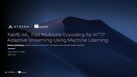 FaME-ML: Fast Multirate Encoding for HTTP Adaptive Streaming Using Machine Learning