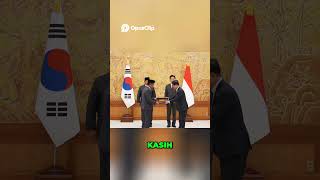 Penandatanganan Penting  Indonesia &amp; Korea Bersatu Jabat Tangan Dokumen! #indonesia #news #shorts
