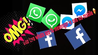 how to use two whats app account , facebook , messenger account in any ios device for free , withou screenshot 2