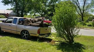 1997 Toyota Tacoma 2wd 2.4L pulling out bushes.