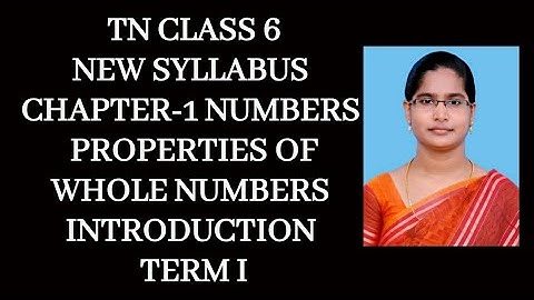 6th Maths T-1 Ch-1 Numbers | Properties of whole Numbers | Samacheer One plus One channel