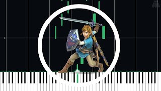 Urbosa and the Divine Beast - The Legend of Zelda: Breath of the Wild - Easy Piano Tutorial