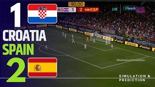 Croatia vs Spain [LIVE] UEFA Nations League 2026 ✅ | Full Match Simulation/Recreation screenshot 1