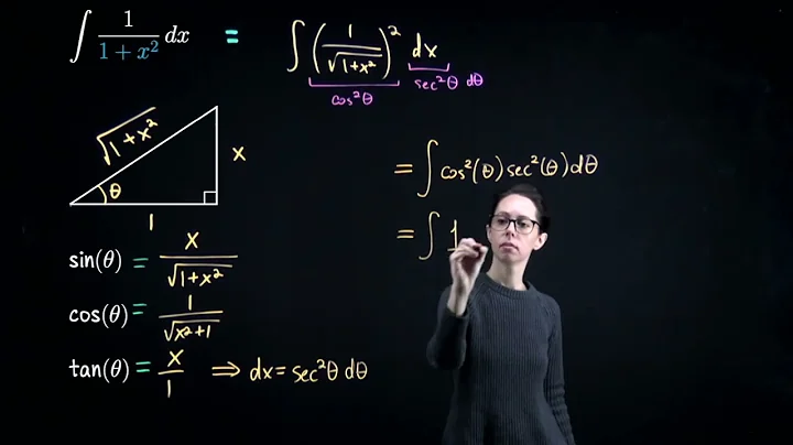 Trig Sub: Integration with Trigonometric Substitution 1, Single Variable Calculus