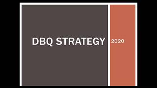 DBQ 2020 Strategy