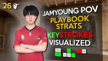 🔥JAMYOUNG POV IN INFERNO! (KEYSTROKES VISUALIZED) - FACEIT GAMEPLAY | CS2 POV