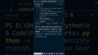 Python Turtle Design Pattern!  #python #coding #pythonturtlegraphics