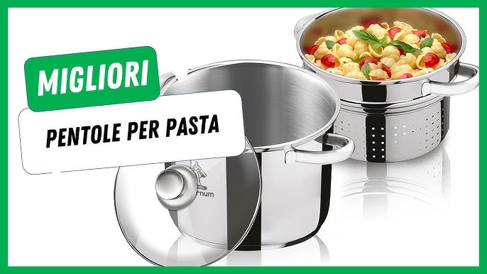 Doppio Cestello (Pentola per Pasta) 22 cm, Adatto all'induzione