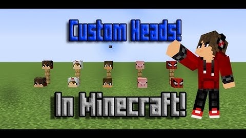 How to get heads in Minecraft!!! (1.8, 1.9)