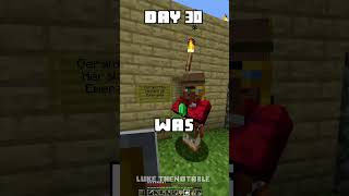 100 Days - [Minecraft Shorts] - Day 30 #minecraft #100days