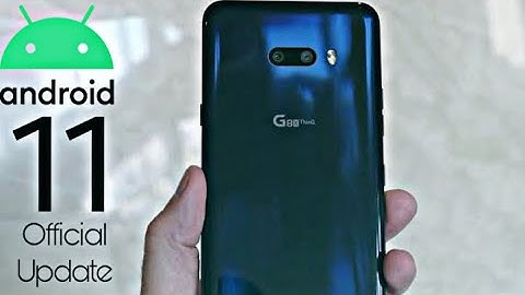 LG G8x Official Android 11 Update