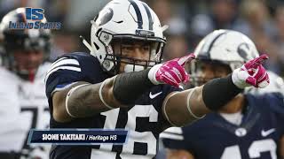 FOOTBALL: BYU linebacker Sione Takitaki prepares for NFL Draft