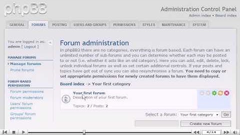 How to manage a forum in phpBB - phpBB Tutorials