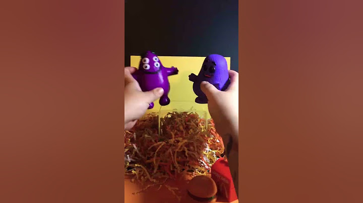 Do you remember the old McDonald’s transformer toys? Funko photo a day with 2 Grimaces!