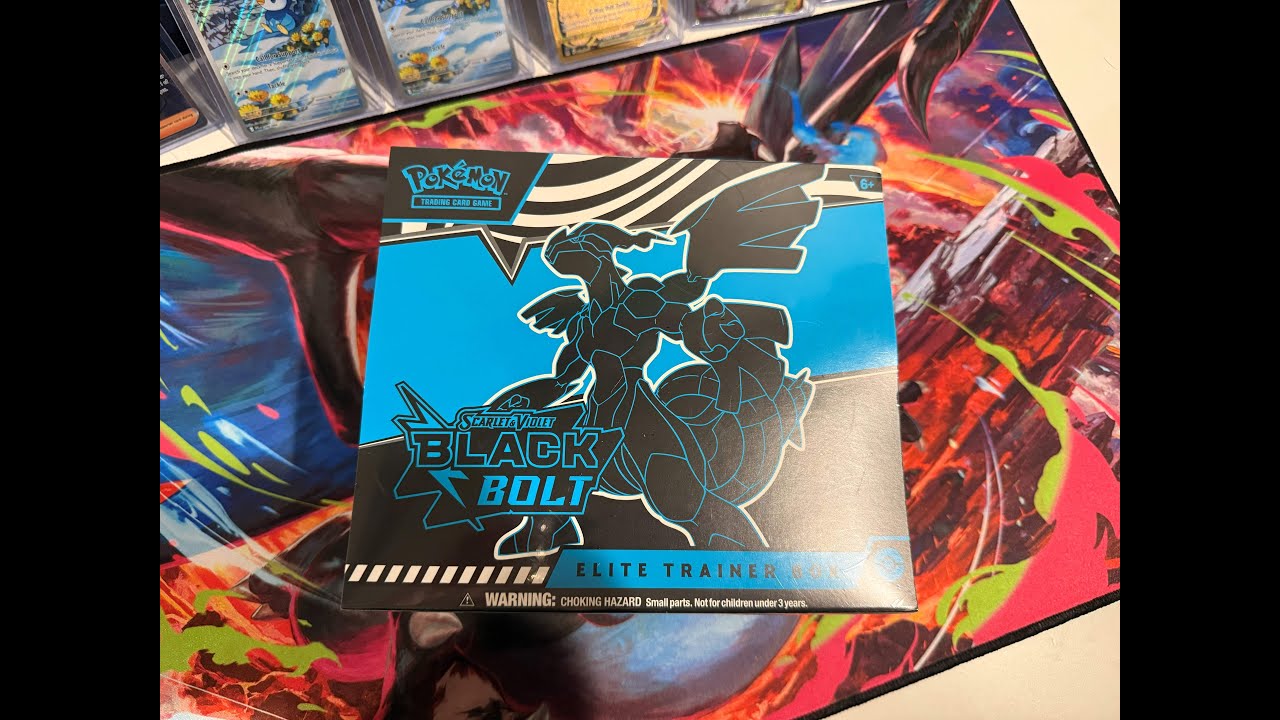 Opening a Pokemon Black Bolt ETB