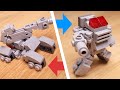 [LEGO Mini Robot Tutorial] Tank Transformer Mech(similar with Megatron/Shockwave)/ミニレゴ変身ロボ/미니 레고변신로봇