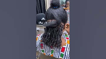 How To Twist  Natural Hair With Kinky #hairstyle