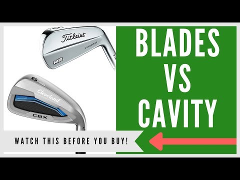 ✅ Cavity Back vs Muscle Back vs Blades (Which Are Best?)