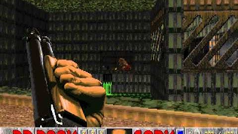 Doom(DOS) E1M4:Command Control-Pistol Start/UV Max
