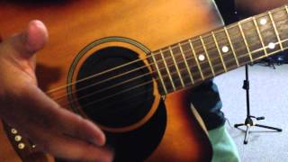 Holy Spirit/Jesus Culture intro finger picking pattern acoustic guitar WITH JENE HAMAHONA chords