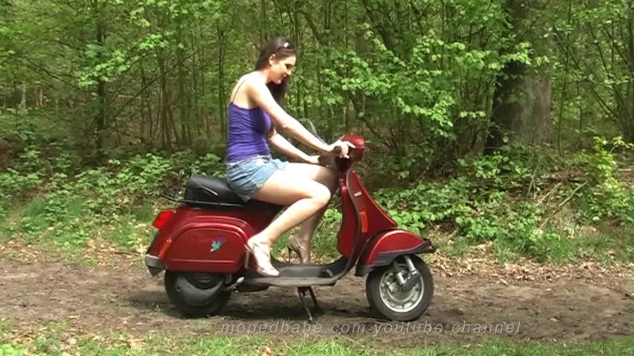 Kickstart Vespa Italia cranking Roller hat kurzes Startproblem YouTube