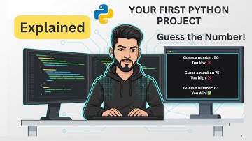 Your First Python Project! Guess the Number Game | Python Full Course #Lec12 | Random Module