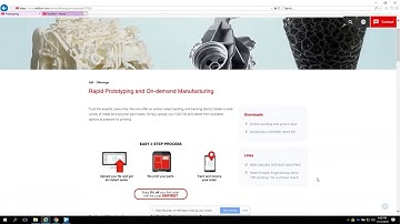 How to get an instant quote with the new online service for rapid prototyping