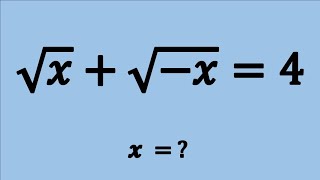 Nice Square Root Algebra Simplification Math Problem | Find the Value of X Content