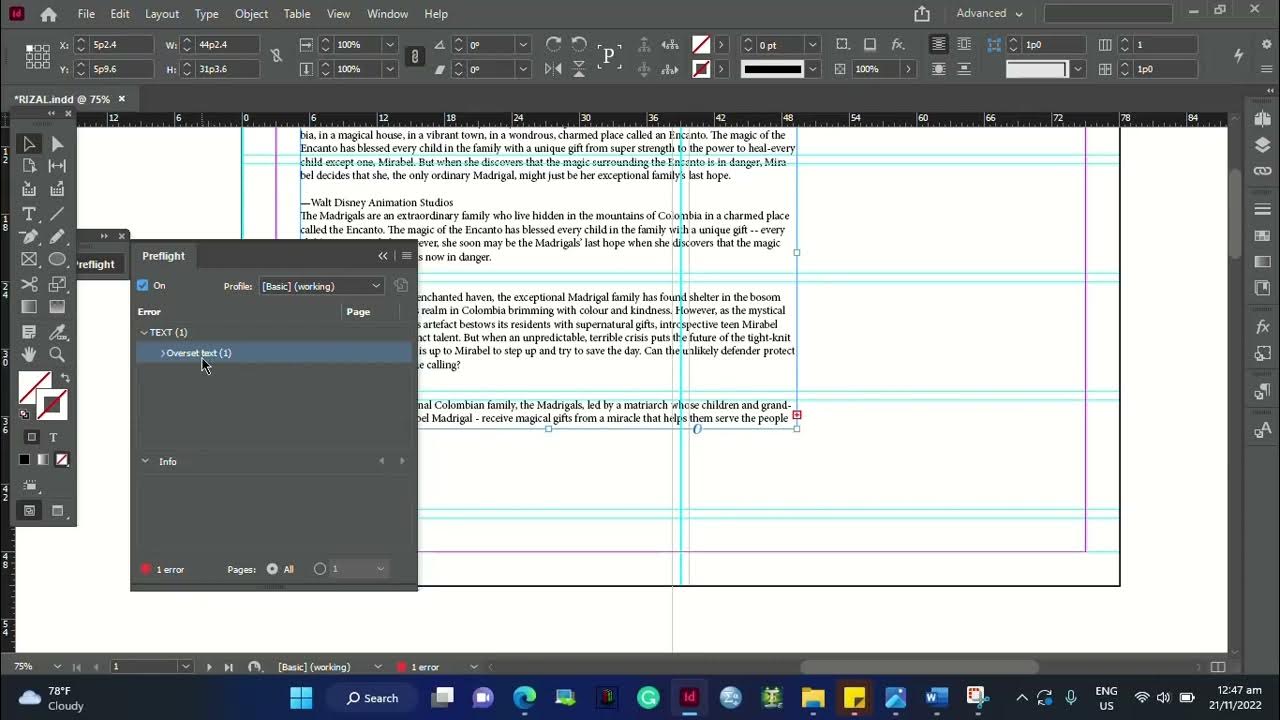 HOW TO USE WRAPPING TOOL IN INDESIGN YouTube