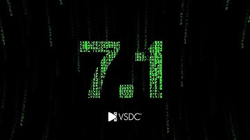 Meet VSDC Video Editor version 7.1: Matrix falling code effect, Color twist, custom shortcuts
