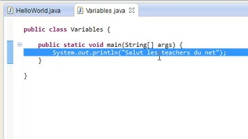 PROGRAMMER EN JAVA (Débutant) - 6 - Les fonctions print et println