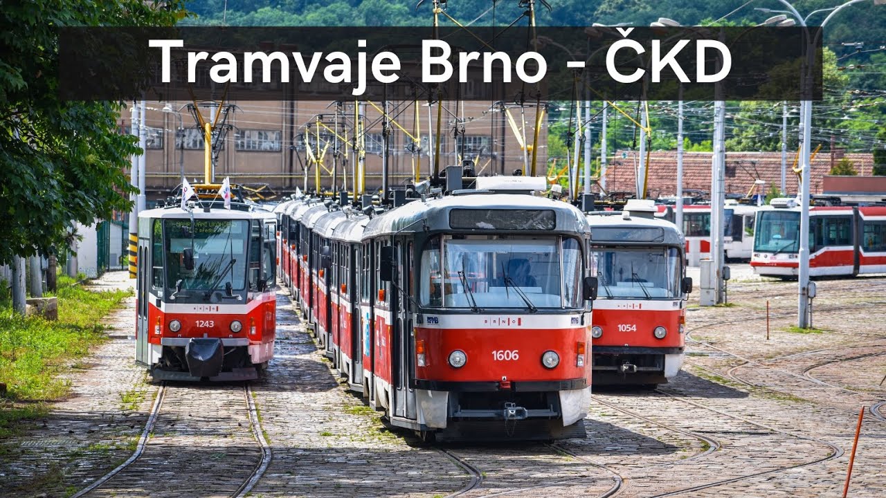 🇨🇿 Tramvaje Brno - Trams in Brno | Tatra ČKD
