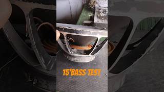 15 inch bass test 🔥 full power 😳 use headphones🎧 #djviral #speaker #dj #viralvideo do like subscribe