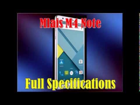 Mlais M4 Note Full Specifications - YouTube