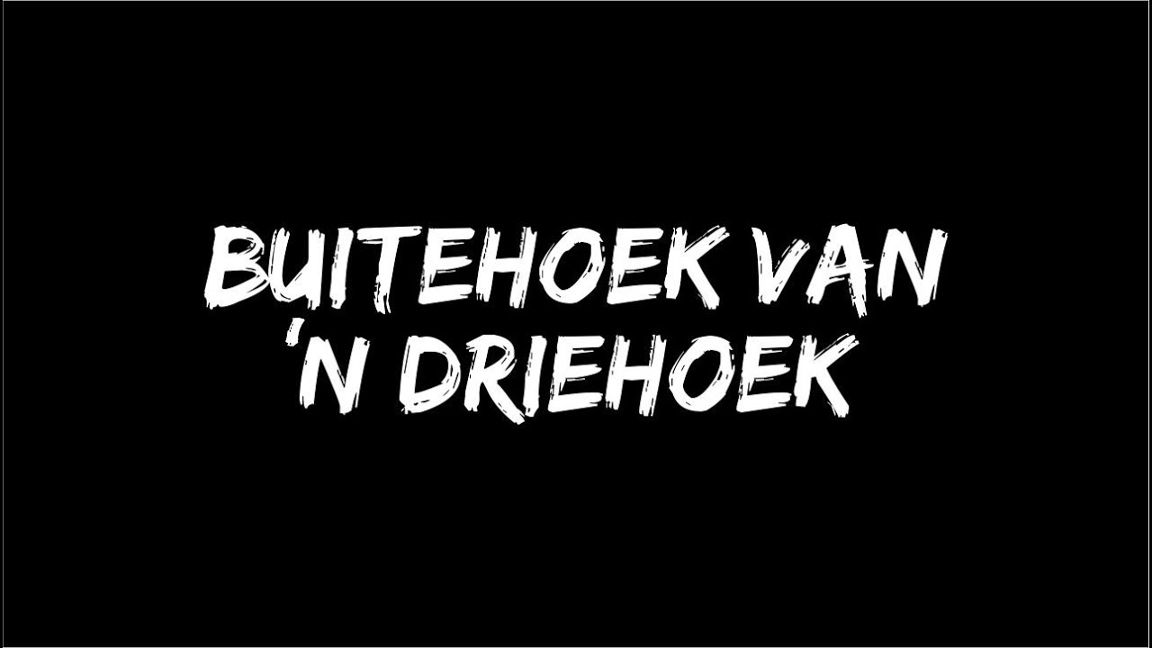 Buitehoek van 'n Driehoek