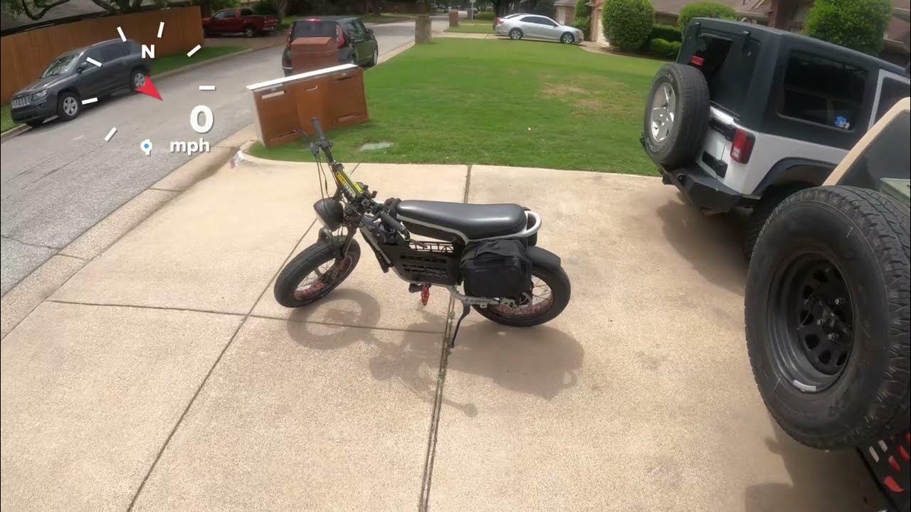 Super73 ZX top speed with sabvoton controller YouTube