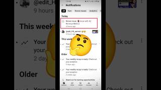 Known issue: Issue with Ad Revenue Metrics😳 | Yt Studio New Notification Update