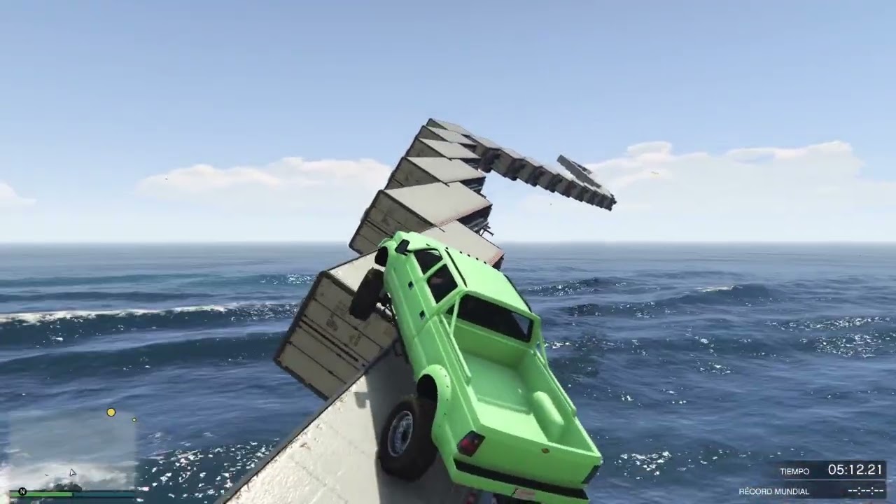 Caminos imposibles con una camioneta en GTA5