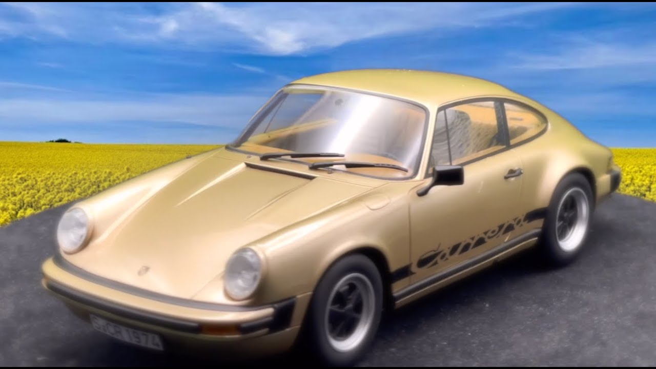 GT Spirit 1:18 1974 Porsche 911 Carrera 2.7 Gold Metallic - YouTube