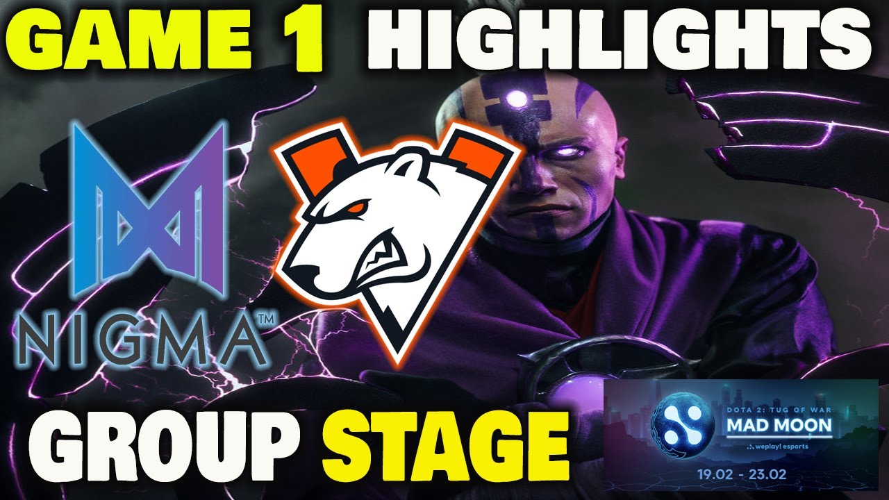 NIGMA VS VIRTUS.PRO Game 1 WePlay! Tug of War: Mad Moon