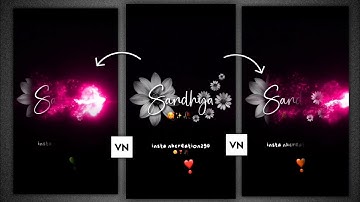 Trending Smoke Effect Name Video Editing In Vn App | Name Art Video Editing In Vn App