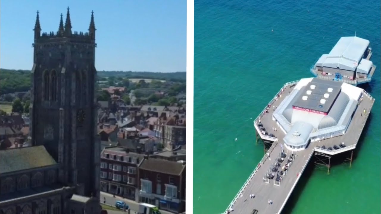 Cromer Seafront from above! Relaxing video.  
