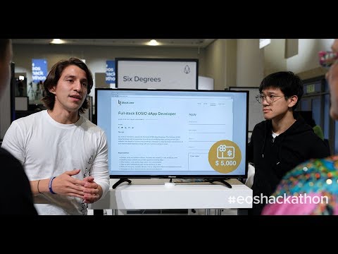 EOS Global Hackathon Grand Finale Demo Day - Six Degrees - YouTube