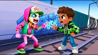 Jake and Kooply have fun run in amusement park in Paris! Subway Surfers VS Kooply Run Subway Craft screenshot 4