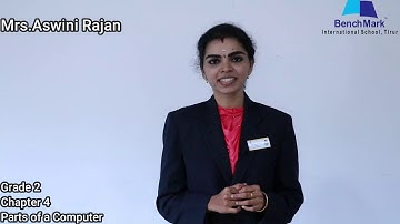 Grade 2 ICT Chapter 4 Parts of a Computer  Mrs Aswini Rajan