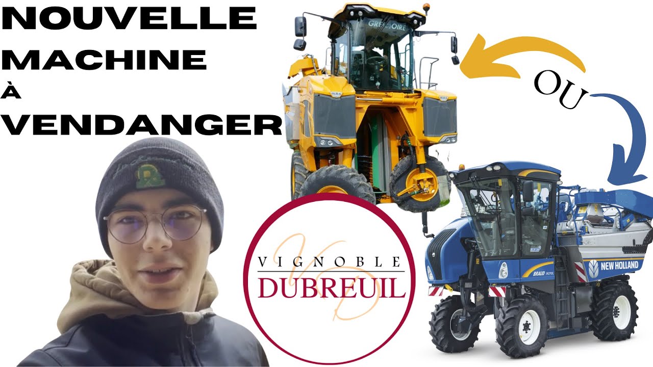 Nouvelle machine à vendanger 🚜 Livraison et Présentation