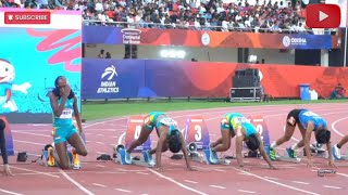 100m Women Final - 1st Indian Open World Athletics Continental Tour Bronze