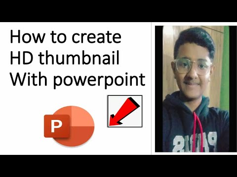 How to create thumbnail in powerpoint | - YouTube