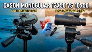 Famous 🔭 CASON 12x50 vs 10X50 Monocular Telescope [Watch This Before Buying!] | Real Comparison & Test Wealth
